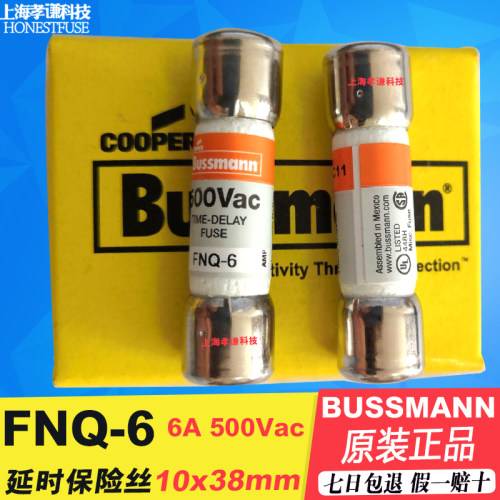 保险丝管熔断器BUSSMANNFNQ-6