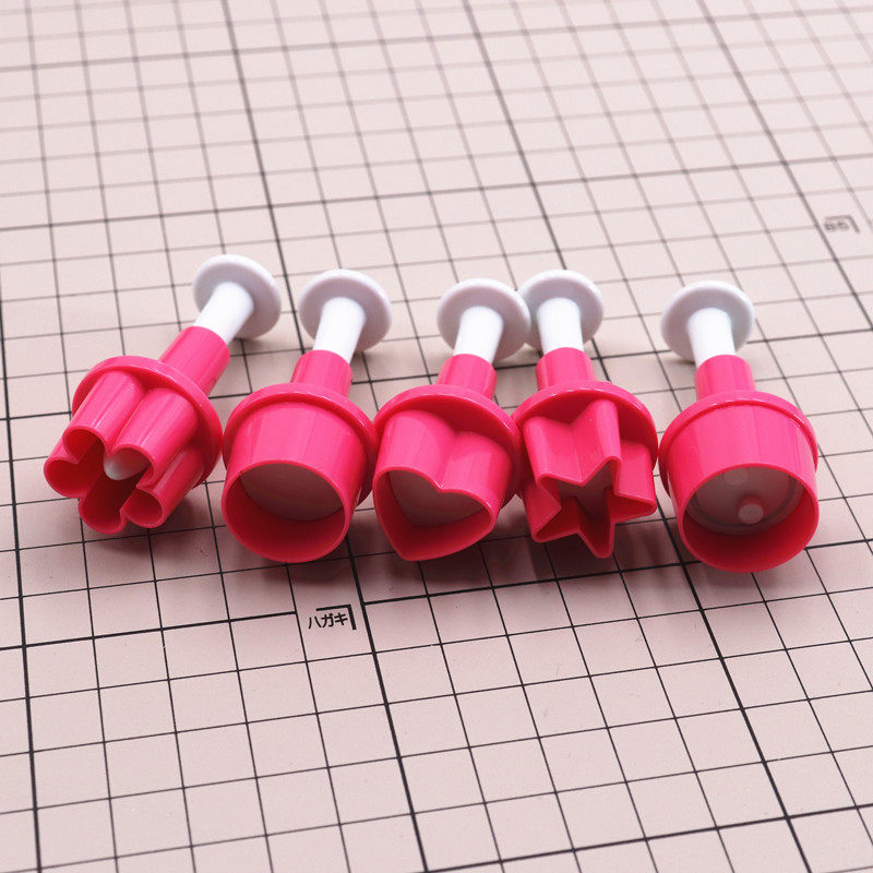 DIY五角星梅花弹簧压模超轻粘土