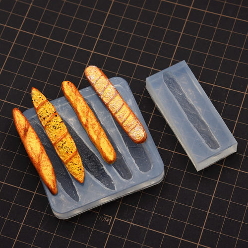 超轻粘土微缩食玩法棍面包