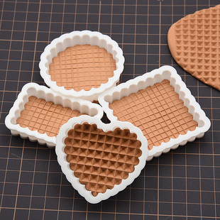 超轻粘土树脂塑料波浪花边爱心形切模单件套 饼干模具纸粘土切模