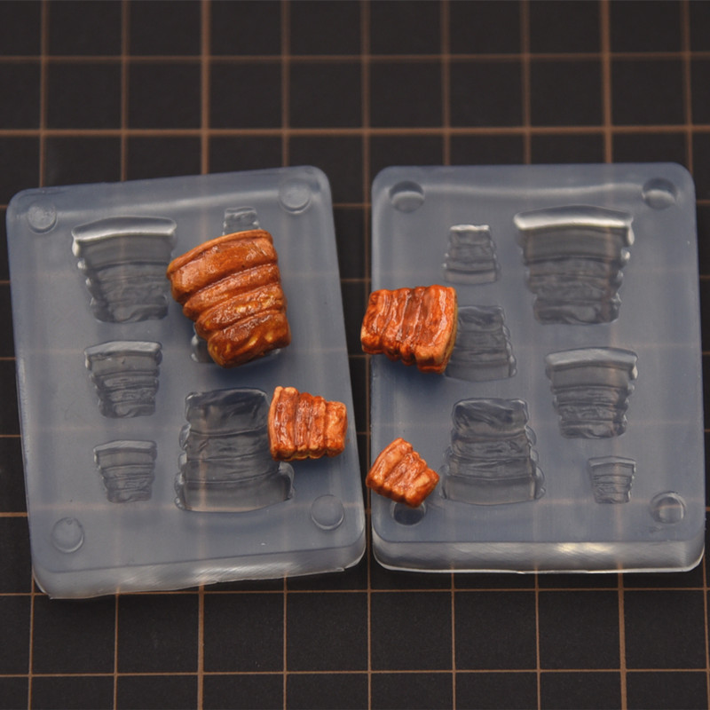 diy粘土红烧肉硅胶模具