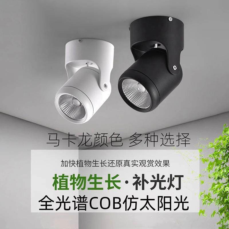 明装万向可调吸顶灯全光谱植物生长灯室内花卉绿植仿太阳光补光灯,家装灯饰光源,植物生长灯,淘宝优惠券,粉丝福利购,淘宝优惠卷