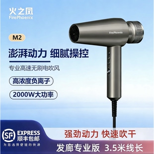火之凤吹风机M2理发店专用大功率负离子高速无刷电机M2Plus顺丰