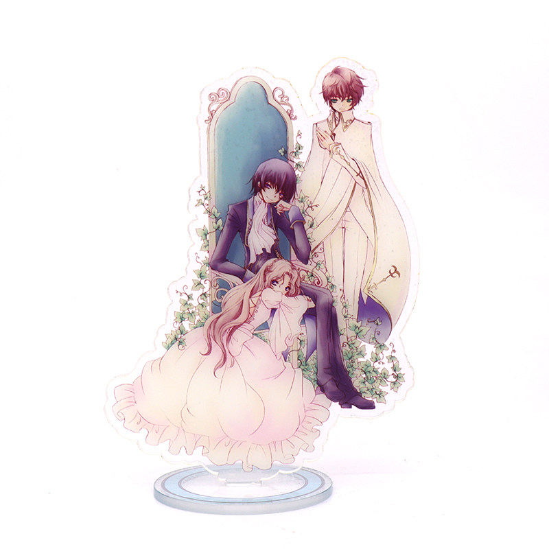 动漫周边立牌 叛逆的鲁鲁修 cc尤菲米娅朱雀双面亚克力摆件