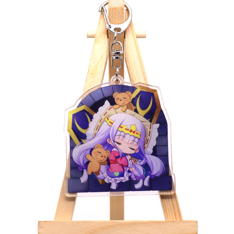 动漫周边亚克力双面挂件现货 在魔王城说晚安 栖夜莉丝公主钥匙扣