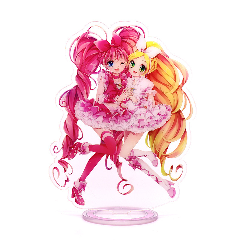 动漫周边立牌 光之美少女  星奈光 春野遥 双面亚克力摆件摆台