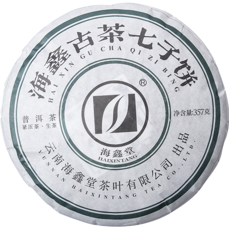海鑫堂云南普洱茶茶叶357g绵纸装