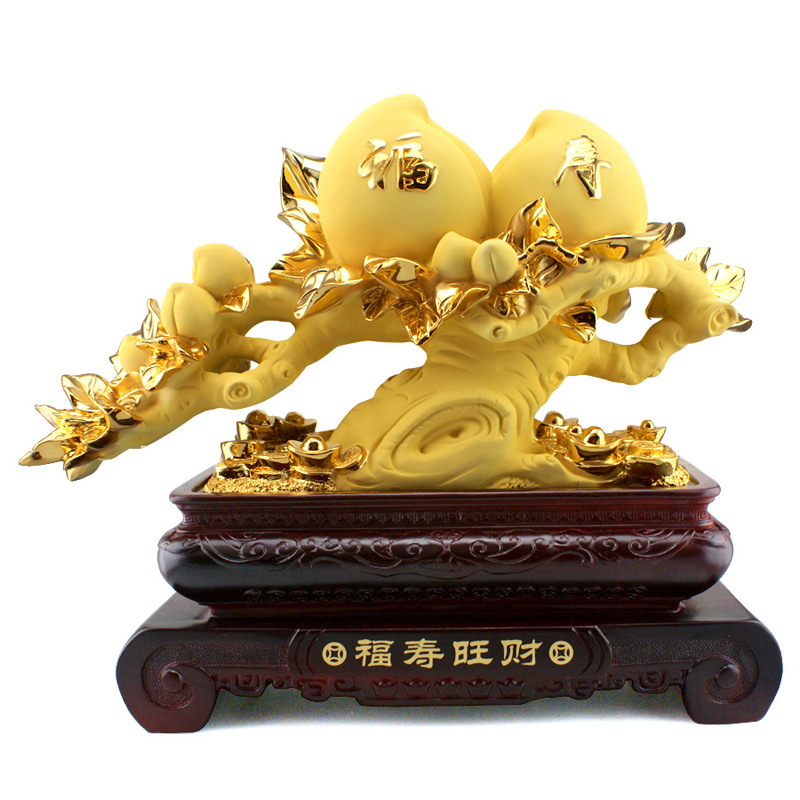 创意贺寿礼品送给长辈6070岁的生日礼物老人爷爷奶奶实用寿桃摆件