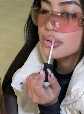 y2kslut欧美ins外贸小众复古字母一体式中古vintage太阳眼镜墨镜