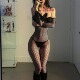 Crotch y2kslut Lingerie Bodystocking Open Sexy Fishnet