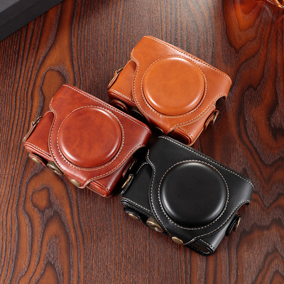 适用于索尼相机包 rx100M6黑卡7 M3 M4 III IV M7 相机保护皮套