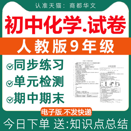 2026初中化学试卷电子版人教版