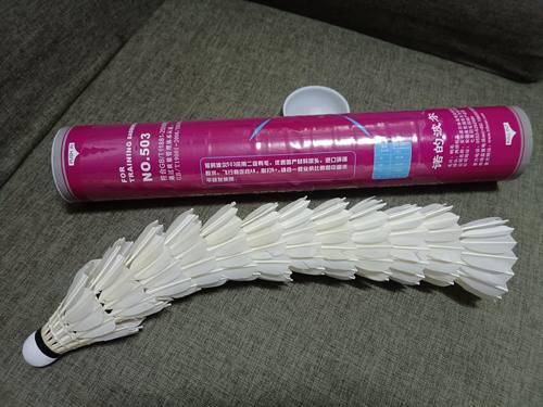 正品  诺的波尔503 鹅毛球飞行好 俱乐部专用羽毛球 耐打 稳定