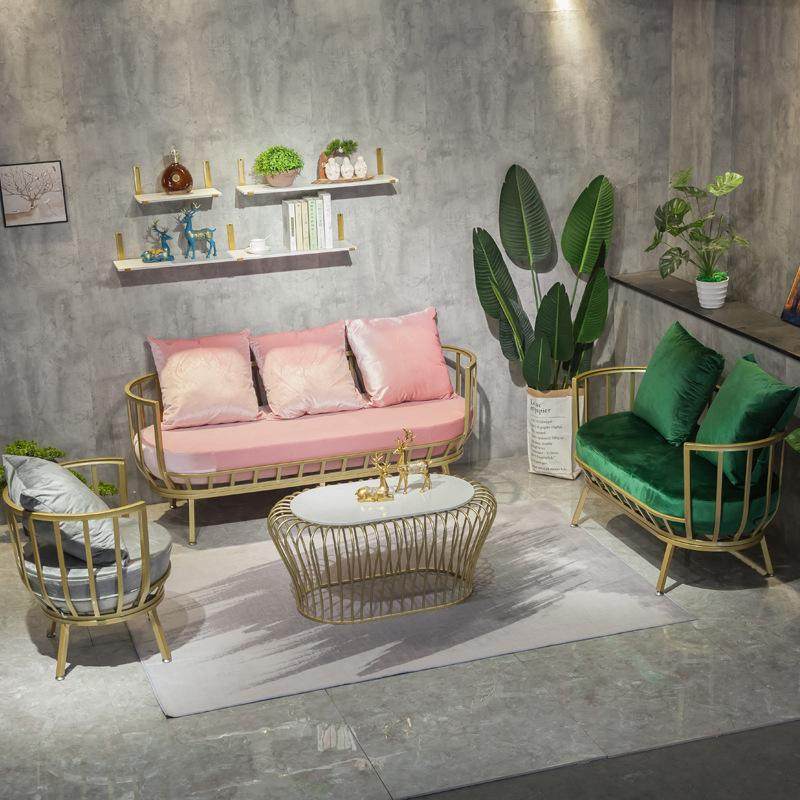 现代简约铁艺沙发组合 小户型客厅休闲沙发 办公室洽谈沙发,商业/办公家具,沙发,淘宝优惠券,粉丝福利购,淘宝优惠卷