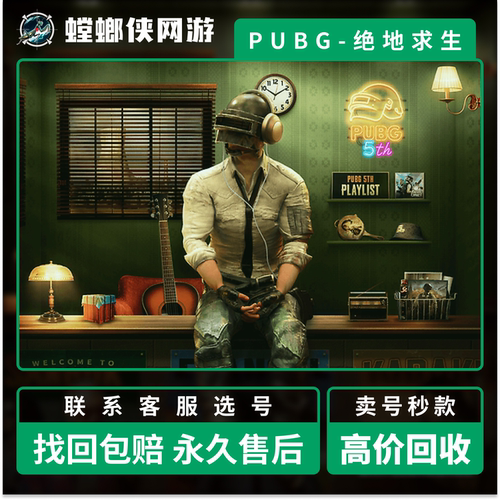 pubg绝地求生账户高等级成品号