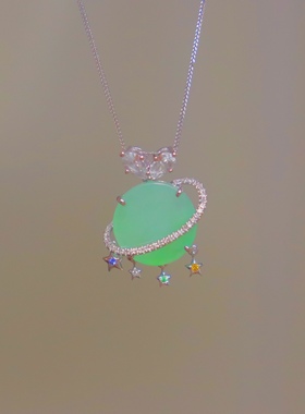 日月吊坠项链手链星球流星