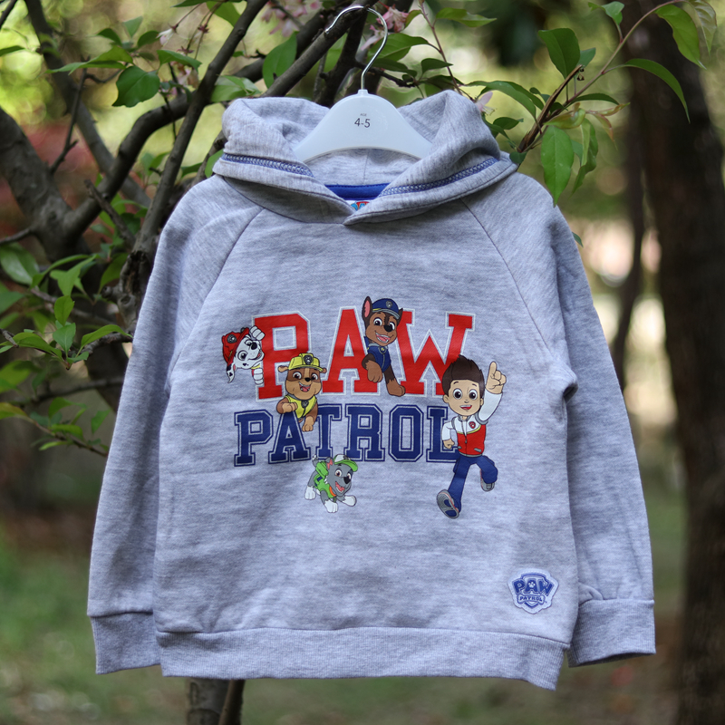 英国男童卫衣加绒外套连帽衫春季