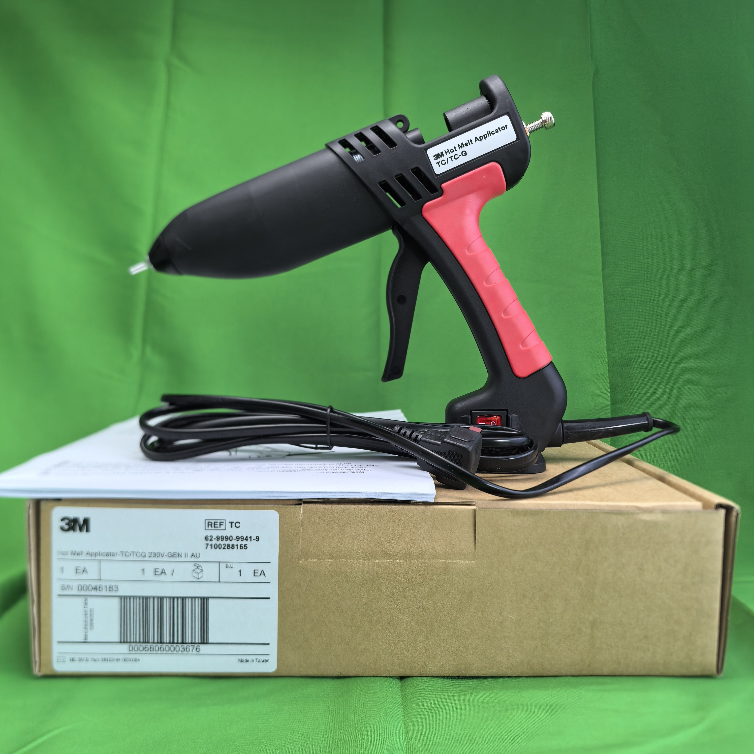 TC热熔胶枪3M螺纹胶条胶棒Hot Melt Applicator TC-Q UK 230V通用