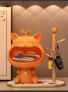 新款猫入户门口玄关钥匙收纳客厅