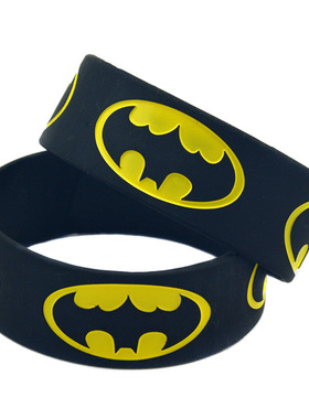 Baman蝙蝠侠硅胶手镯动漫电影