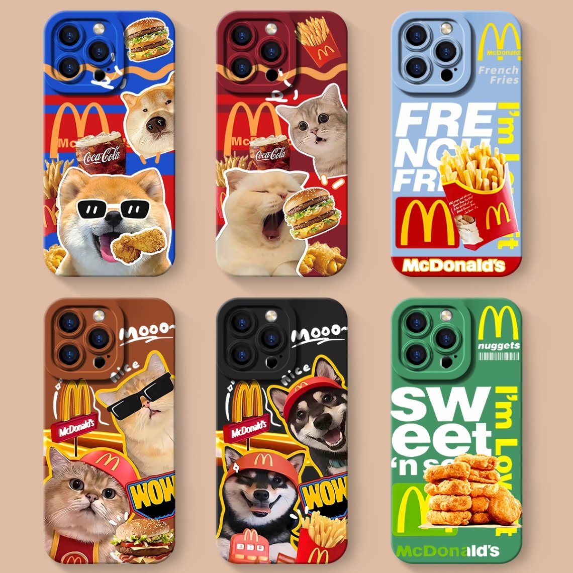 适用于苹果15ProMax手机壳M记iPhone13Pro液态软壳14汉堡薯条12麦门永存11可爱卡通情侣防摔保护套xsmax个性,3C数码配件,手机保护套/壳,淘宝优惠券,粉丝福利购,淘宝优惠卷