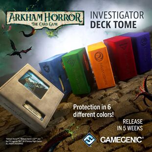 【正品包邮】诡镇奇谈AHLCG桌游调查员牌库书6色