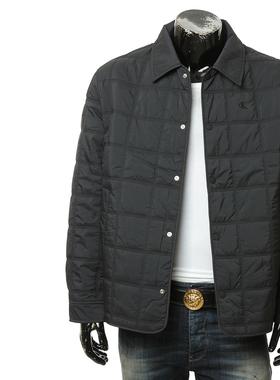 Calvin Klein Jeans CK 男士时尚休闲格纹棉夹克外套 J30J325587