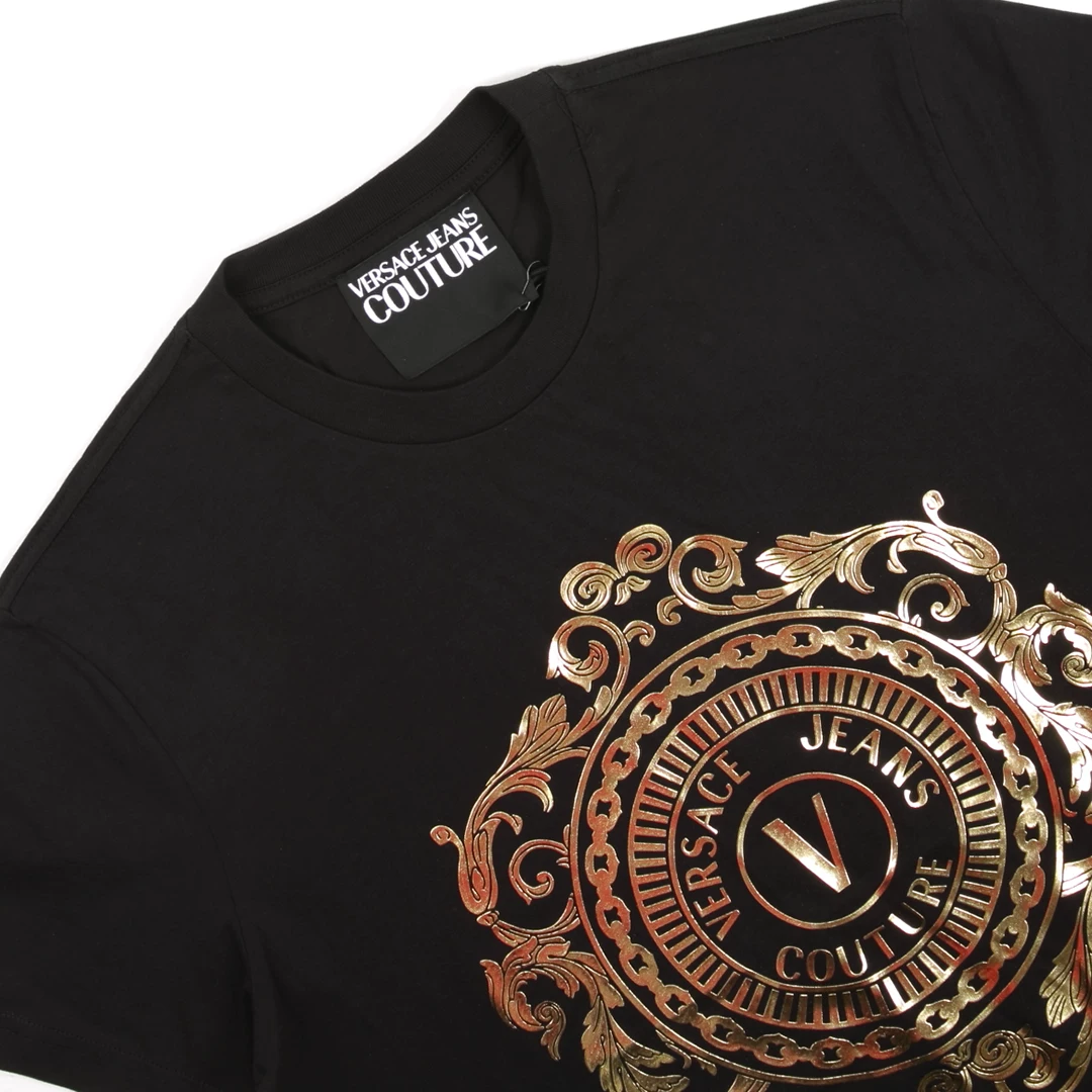Футболка Versace Jeans vj Versic мужская мужская perm perm и Capsule T -shirt B3GWA74F 30454