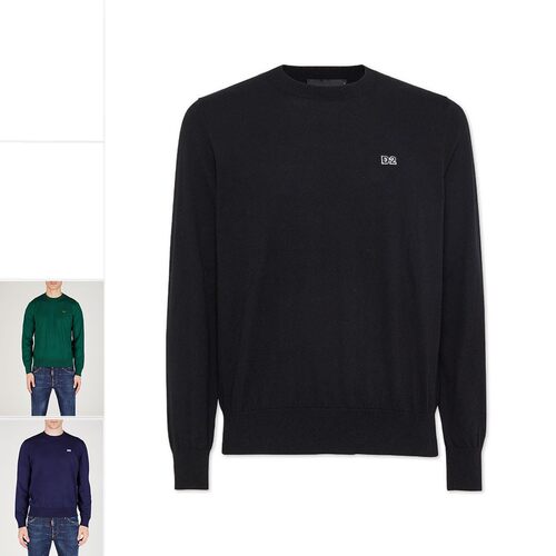 DSQUARED2 D2次方 男士时尚休闲保暖针织衫 S74HA1486 D13018