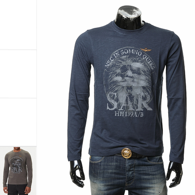 AM空军男士刺绣长袖T恤