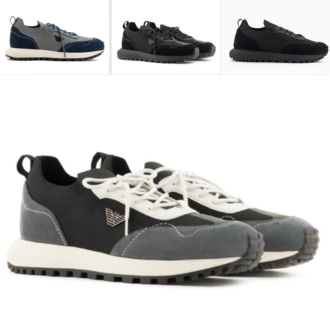 Armani/阿玛尼时尚鹰标休闲鞋