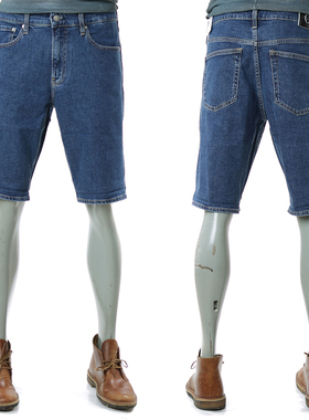 Calvin Klein Jeans CK 男士时尚休闲直筒短裤牛仔裤 J30J325073