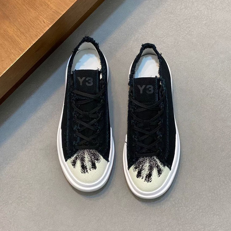 山本耀司帆布鞋男2026夏季新款男女同款休闲鞋系带运动鞋透气板鞋,流行男鞋,帆布鞋,淘宝优惠券,粉丝福利购,淘宝优惠卷