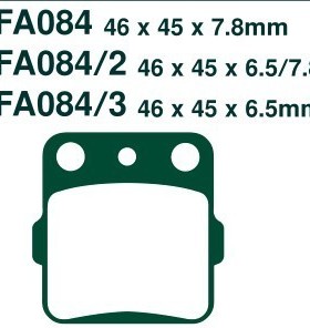 KX80 KX85 KX100 KSF250 KEF300 KVF400 KFX450R 后刹车片 后刹车
