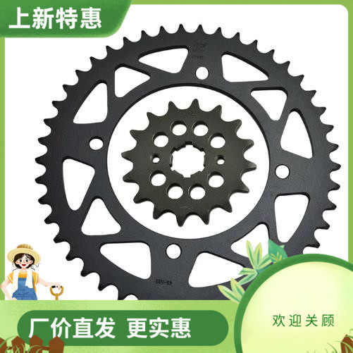 520链条XV250 V-starRoute66 XV250C XV250S Virago前后链轮一套