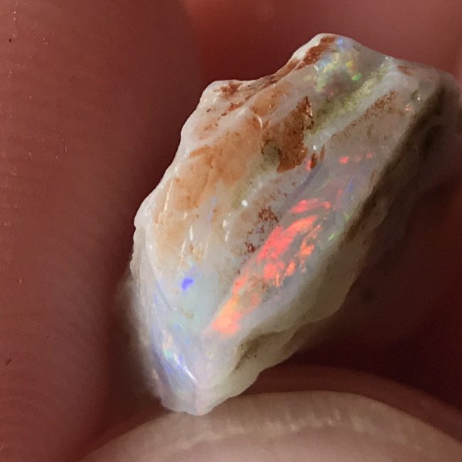 厂家天然欧泊澳宝原石原料/粗磨石/DIY练手料2.85ct