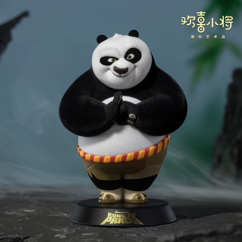 欢喜小将功夫熊猫装饰摆件