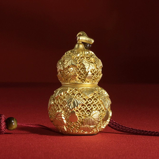 铜师傅福禄万代客厅桌面花丝铜葫芦摆件装 饰品新年礼物