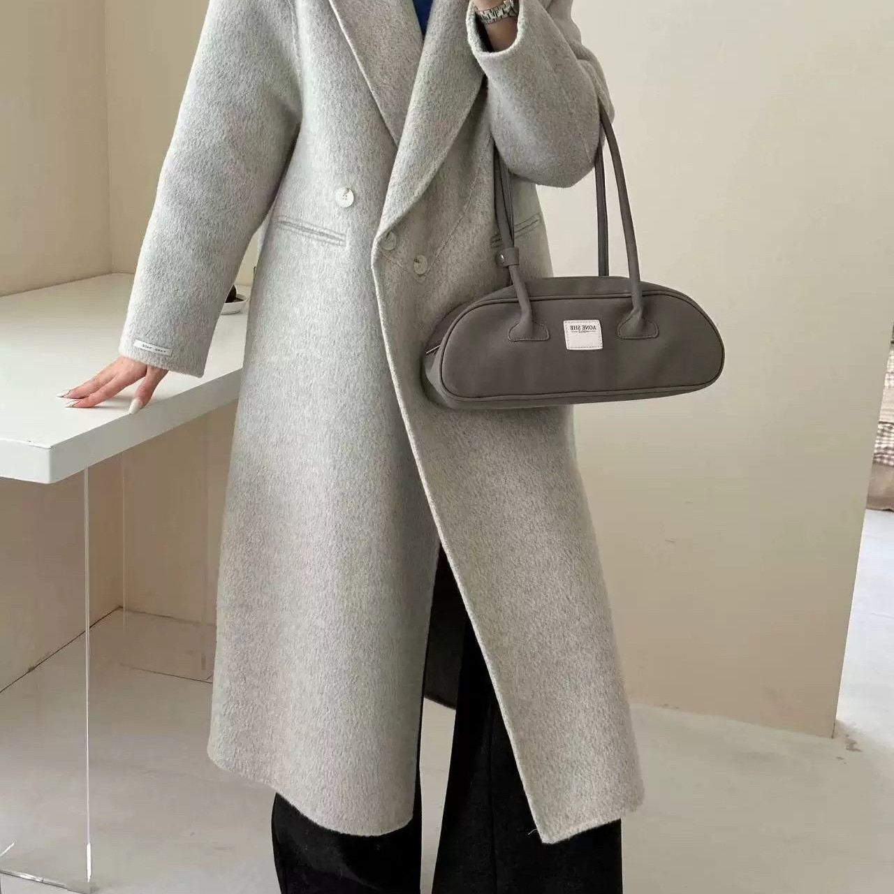 繁花福福款～小众设计感赫本风长款羊毛外套（含80羊毛）B1910,女装/女士精品,羽绒服,淘宝优惠券,粉丝福利购,淘宝优惠卷