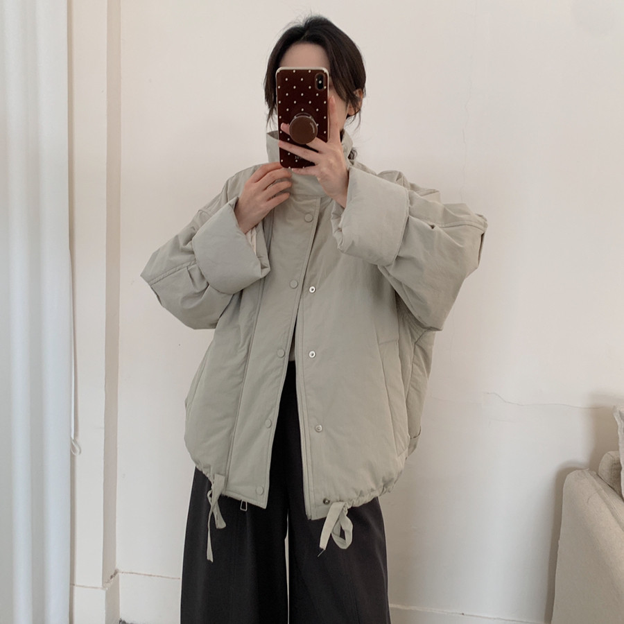 繁花家冬上新水洗棉复合棉内里面包服保暖羽绒服外套R88-697