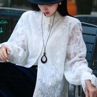 繁花店2026早春上新仙气飘飘减龄钩花小衫 G416 YS234