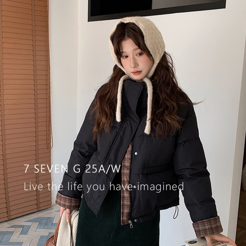 繁花设计感小个子棉袄保暖棉服外套(大货不收版速发)XY579