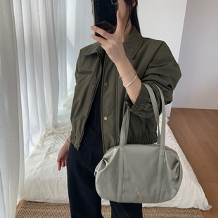 繁花上新时尚休闲军绿夹棉保暖棉服外套(颜色巨巨好看)DJK01591