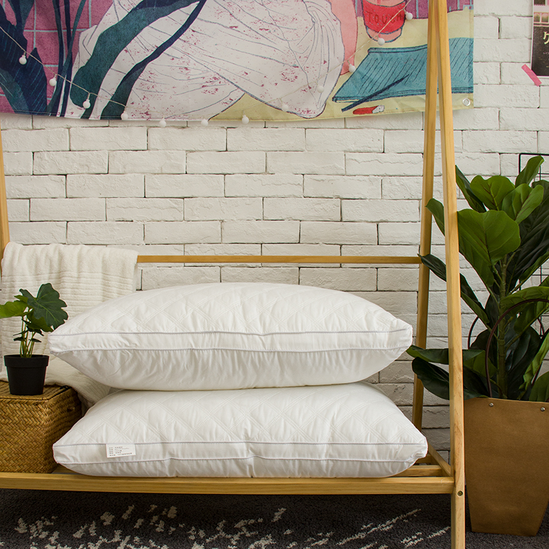 【宅姿势】高品质全棉绗缝枕头芯