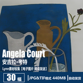Angela Court 电子图片 安吉拉·考特 抽象油画 英国当代绘画素材