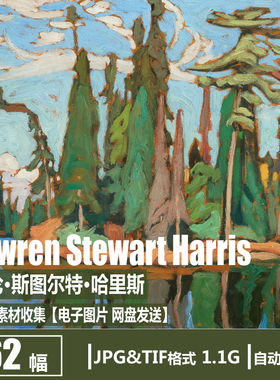 加拿大 罗伦·斯图尔特·哈里斯 Lawren Stewart Harris 抽象油画