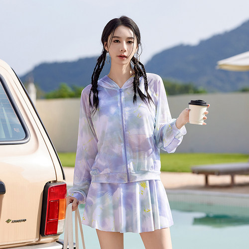 泳衣女分体裙裤显瘦遮肉三件套