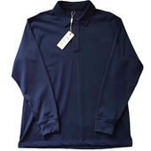 POLO衫 280克加厚加大码 T恤爸爸装 100%棉全棉长袖 翻领纯棉打底衫 男