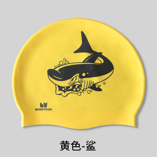成人千与千寻防水鬼脸白色 BY男女款 无面男硅胶泳帽 包邮