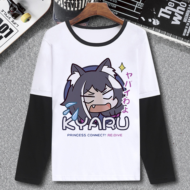 长袖t恤动漫二次元衣服青少年